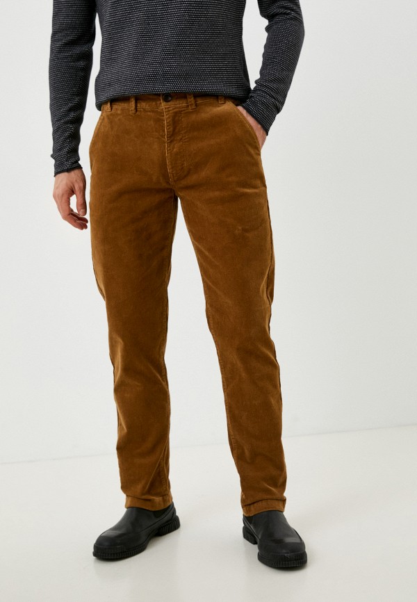 мужские повседневные брюки barbour, коричневые