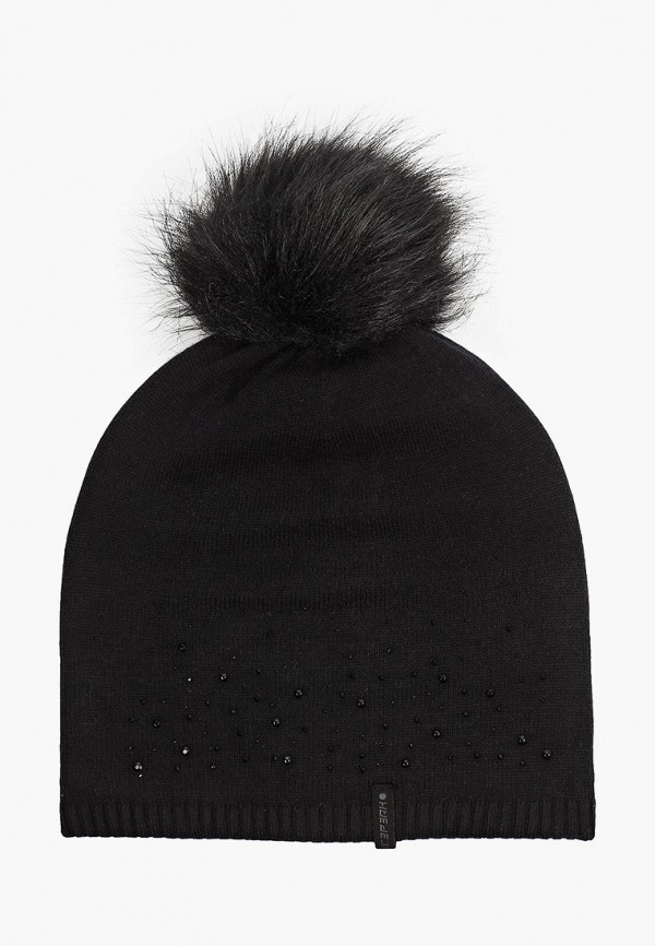 женская шапка icepeak, черная