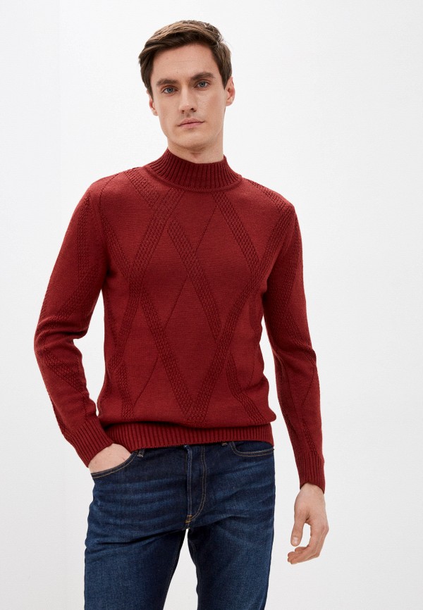 мужской свитер primo emporio, бордовый