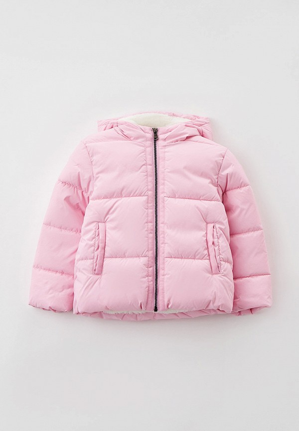 куртка united colors of benetton для девочки, розовая