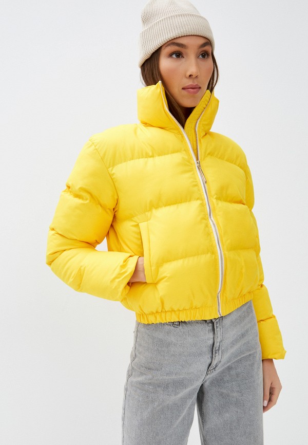 женская куртка art flash, желтая