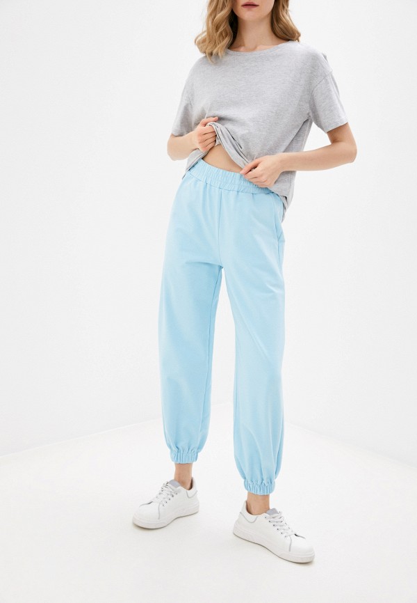 женские спортивные брюки by swan, голубые