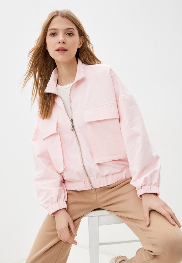 женская куртка by swan, розовая