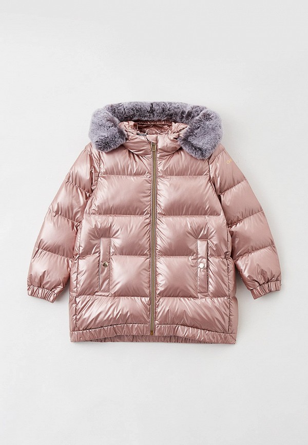 куртка geox для девочки, розовая