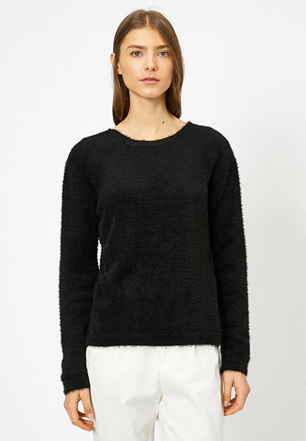 женский пуловер koton, черный