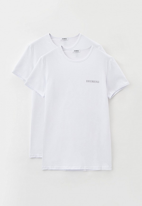 мужская футболка bikkembergs, белая