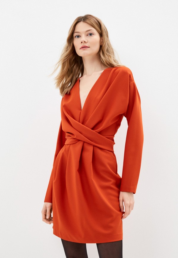 женское платье imperial, оранжевое