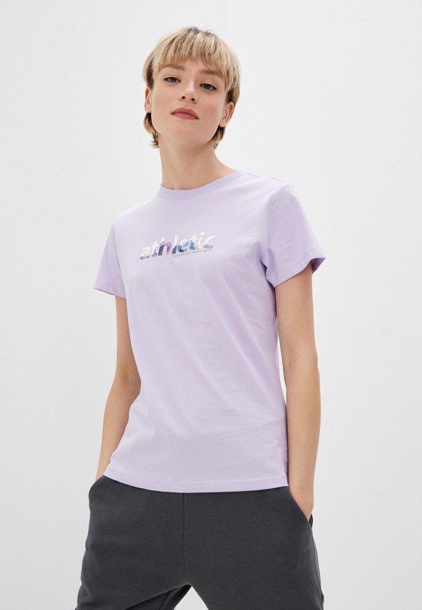 женская футболка anta, фиолетовая