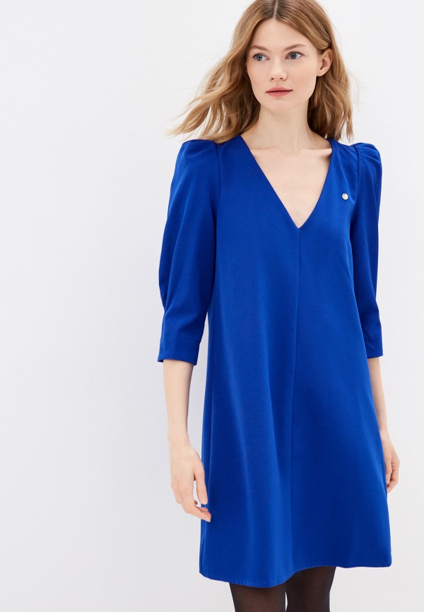 женское повседневные платье rinascimento, синее