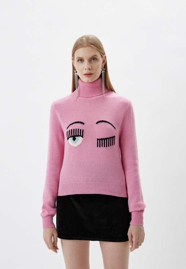 женский свитер chiara ferragni, розовый