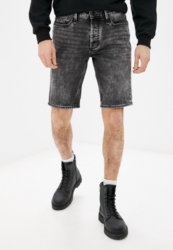 мужские джинсовые шорты denham, серые