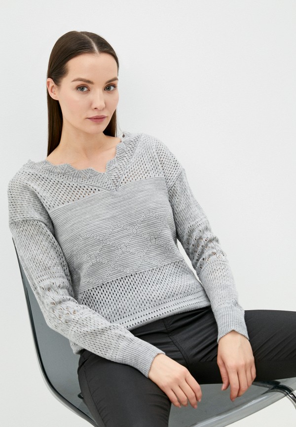 женский пуловер trendyol, серый