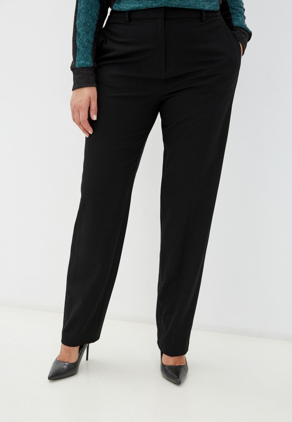 женские классические брюки marks & spencer, черные