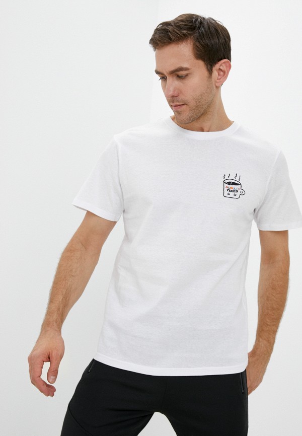 мужская футболка с коротким рукавом cotton on, белая