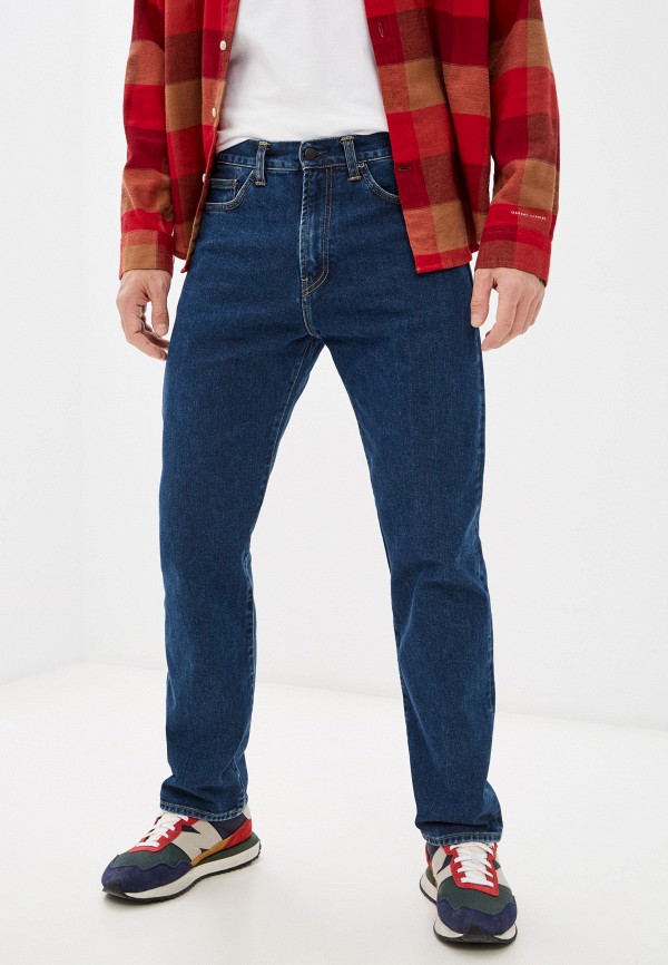 мужские прямые джинсы carhartt wip, синие