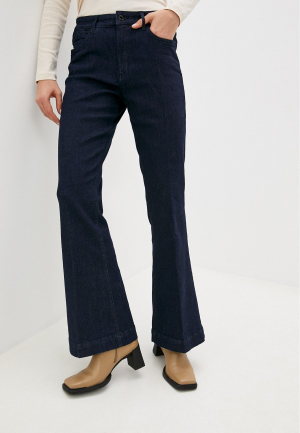 женские джинсы клеш q/s designed by, синие