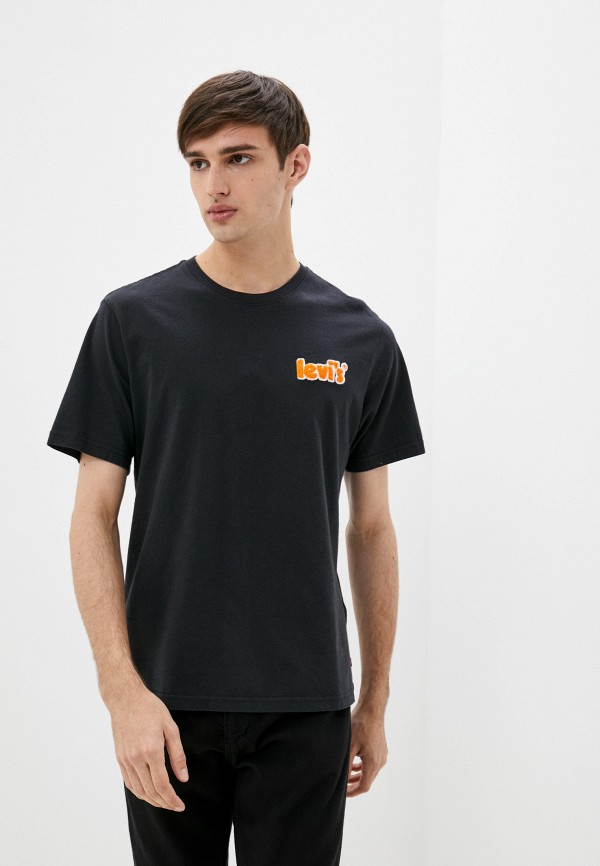 мужская футболка с коротким рукавом levi’s®, черная
