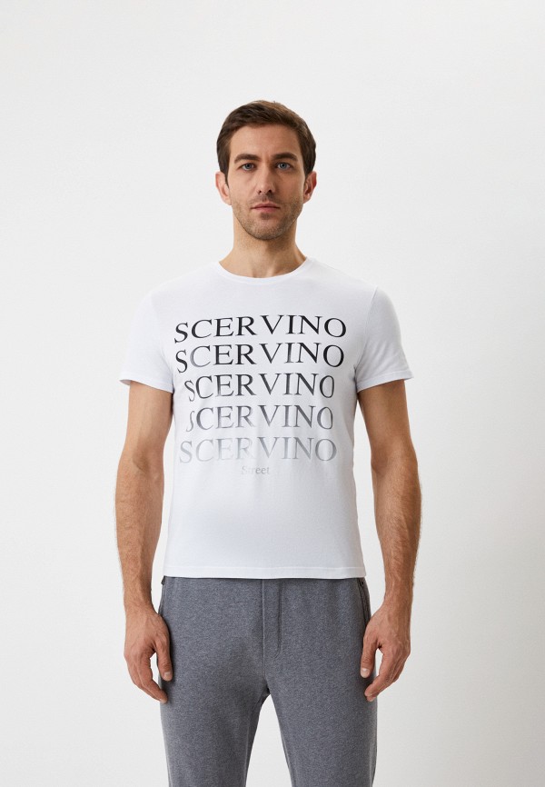 мужская футболка scervino street, белая