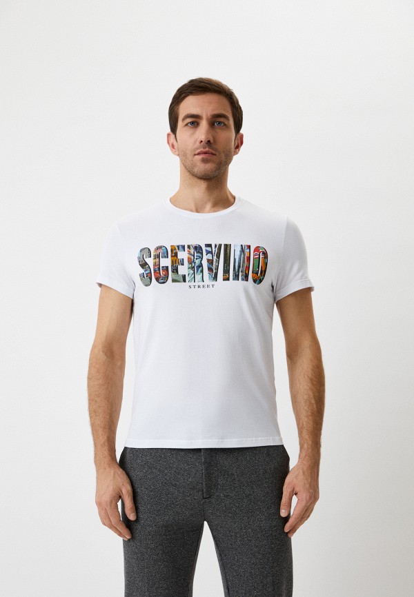 мужская футболка scervino street, белая