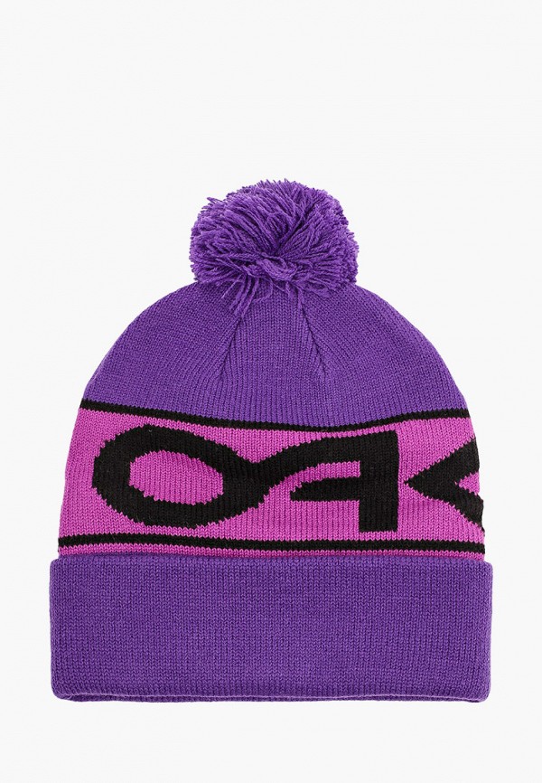 мужская шапка oakley, фиолетовая