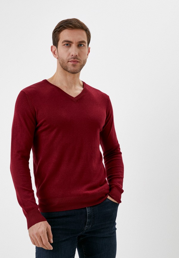 мужской пуловер rekuait, бордовый