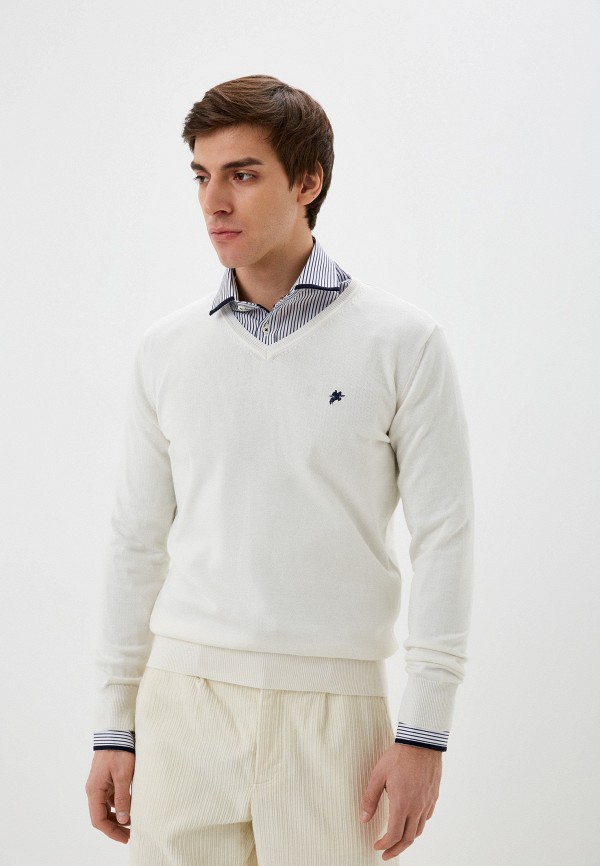 мужской пуловер denim culture, белый