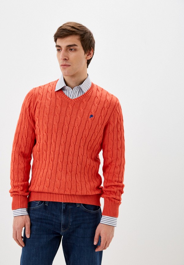 мужской пуловер denim culture, оранжевый