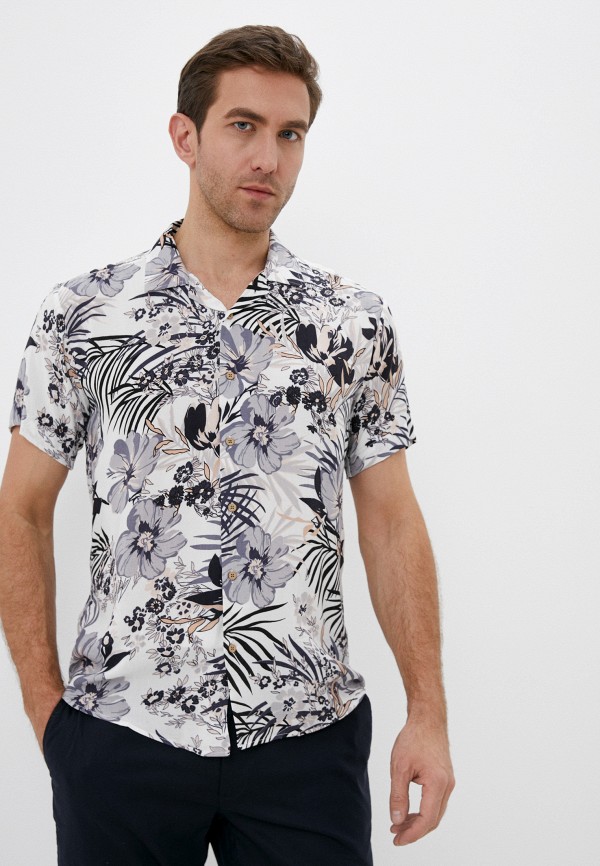мужская рубашка с коротким рукавом aarhon, разноцветная