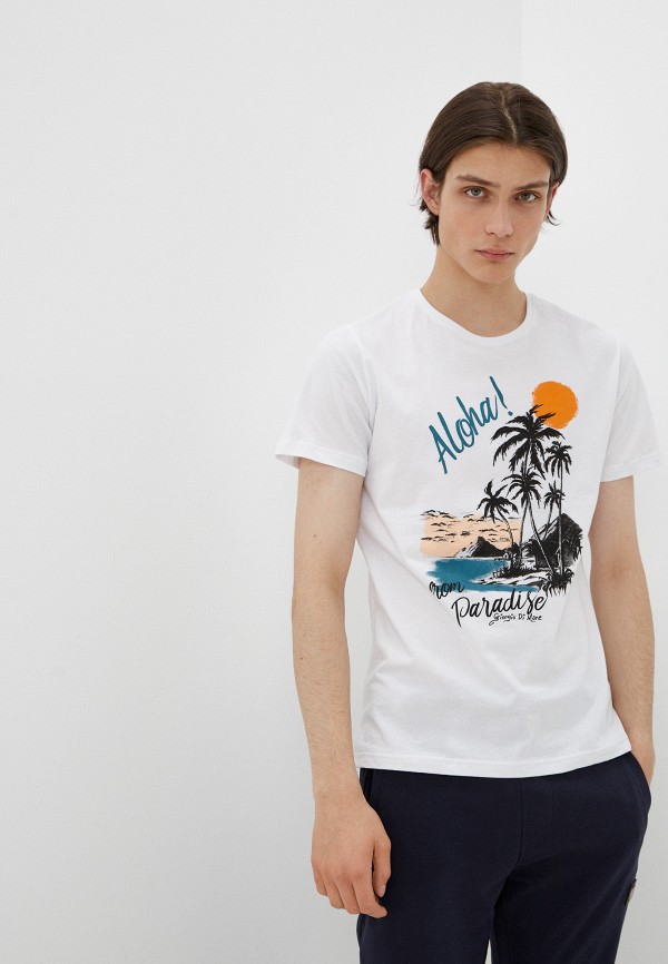 мужская футболка giorgio di mare, белая
