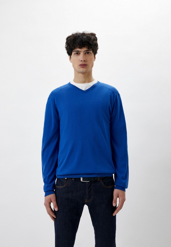 мужской пуловер trussardi, синий