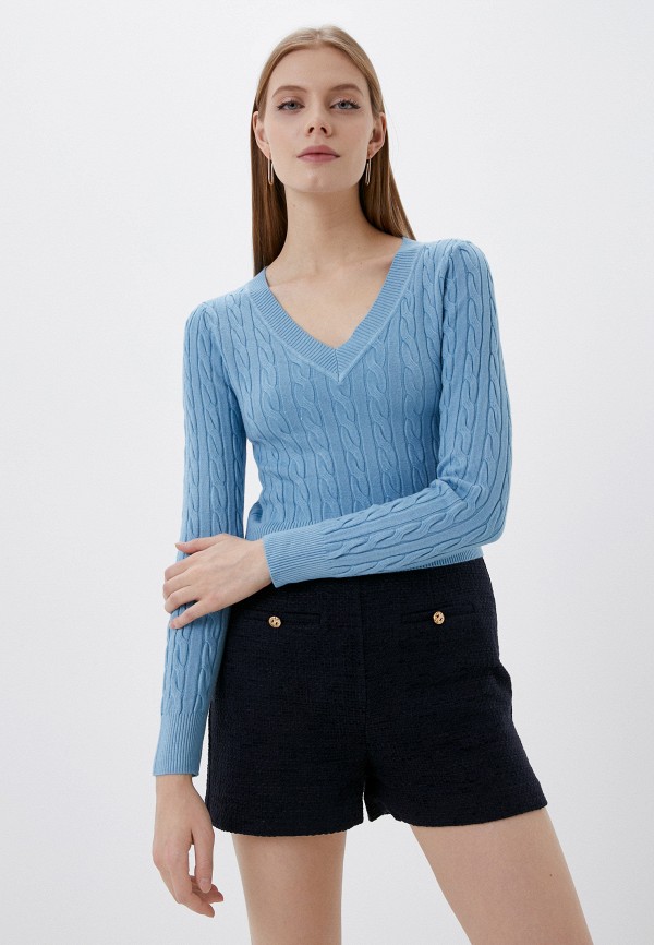 женский пуловер moocci, голубой
