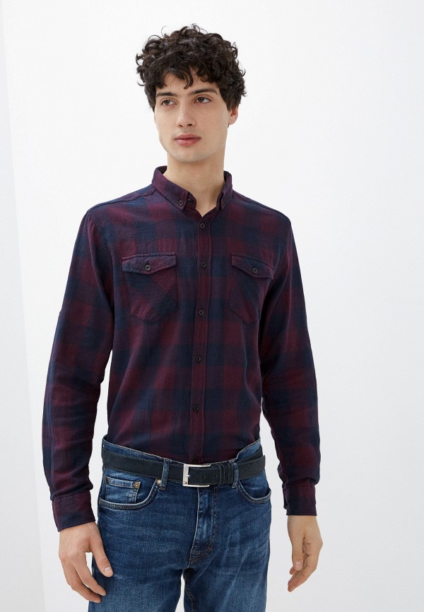 мужская рубашка с длинным рукавом f.g.z, разноцветная