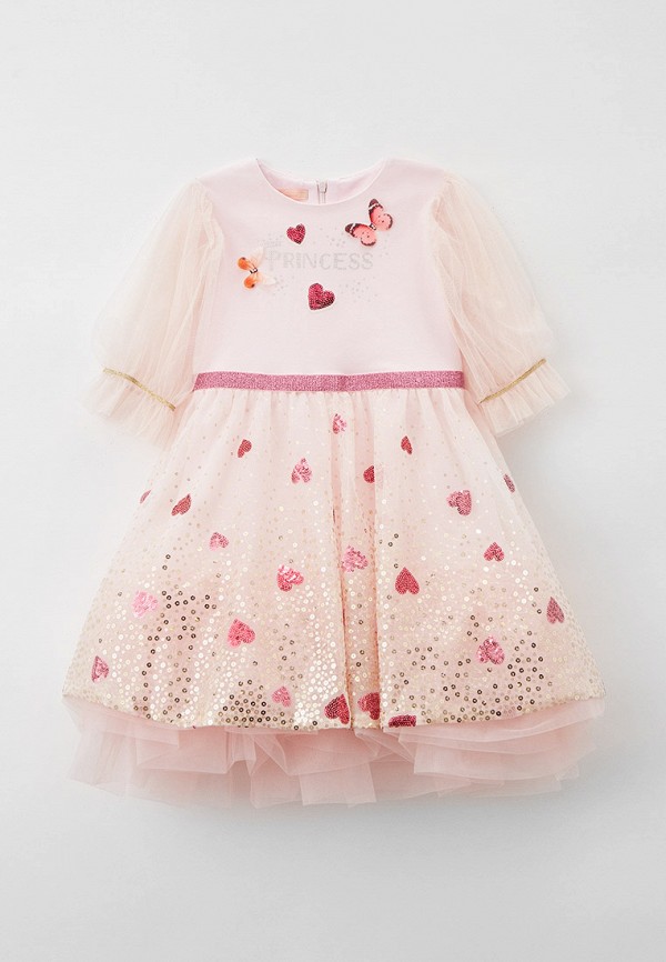 платье choupette для девочки, розовое
