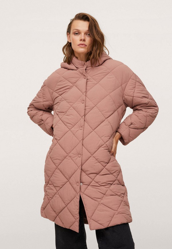 женская куртка mango, розовая