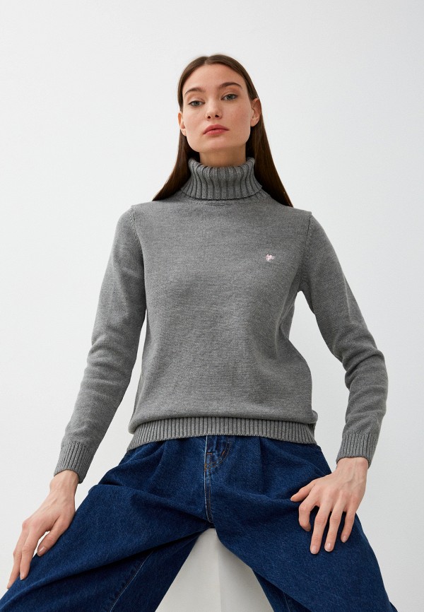 женский свитер denim culture, серый