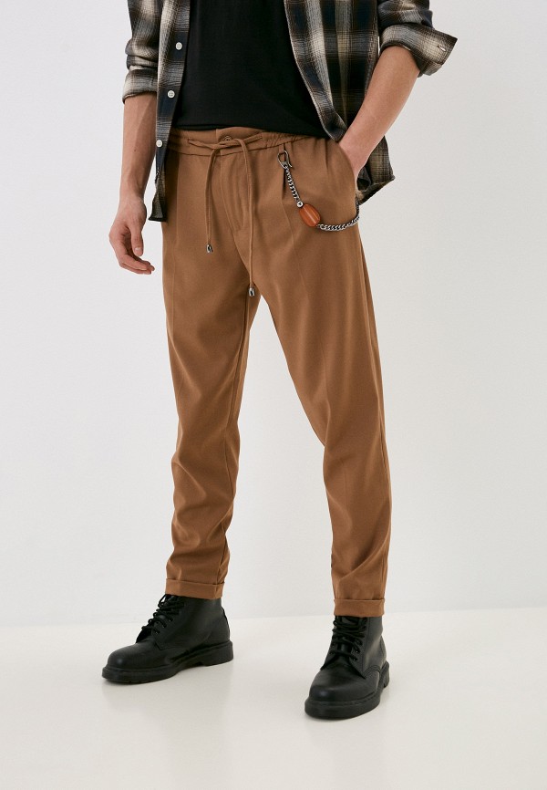 мужские брюки miguel bharross, коричневые