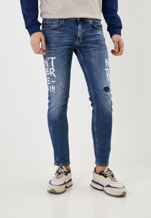 мужские прямые джинсы miguel bharross, синие