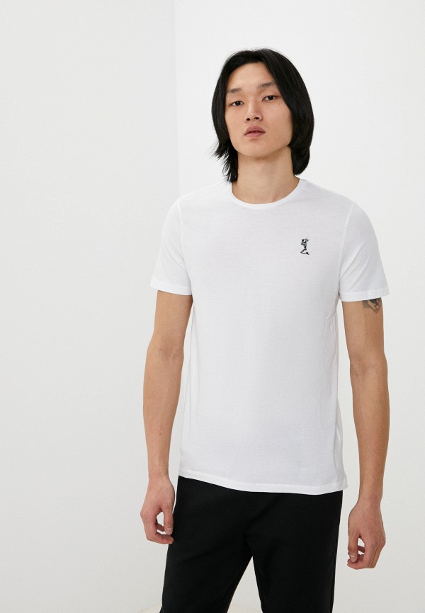 мужская футболка с коротким рукавом religion, белая