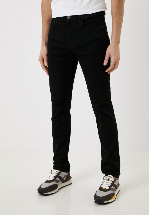 мужские зауженные джинсы casual friday by blend, черные