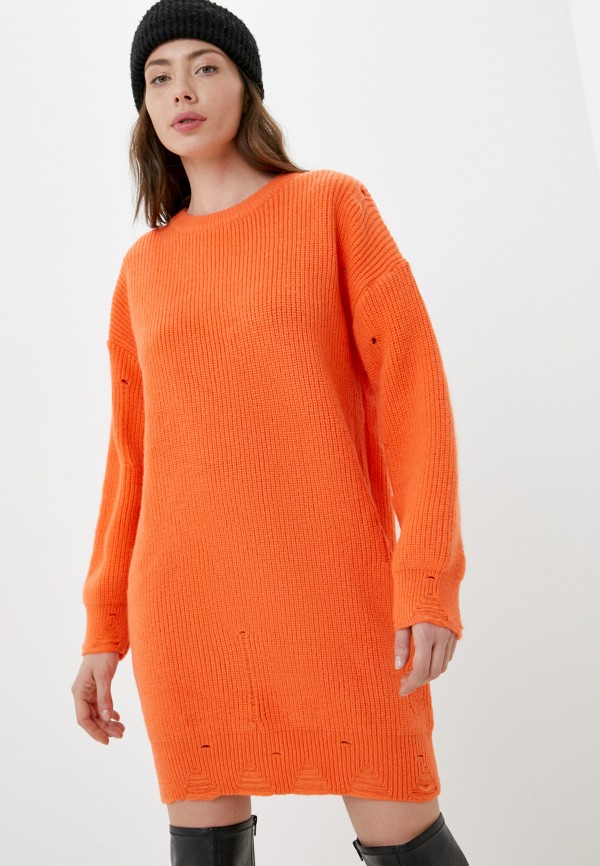 женское платье unicomoda, оранжевое
