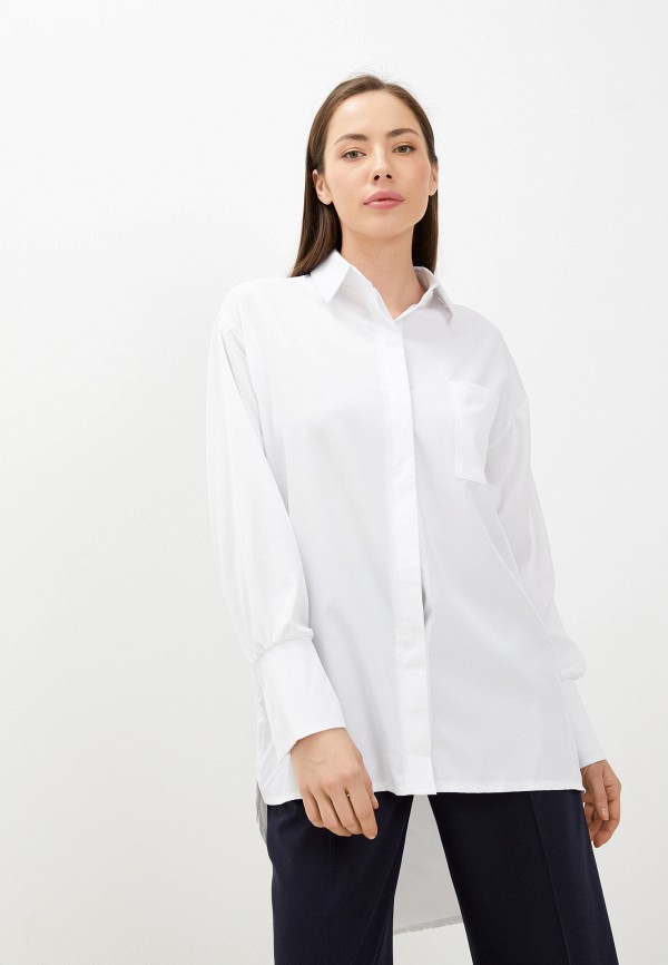 женская рубашка с длинным рукавом fridaymonday, белая