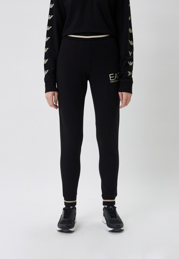 женские спортивные брюки ea7, черные
