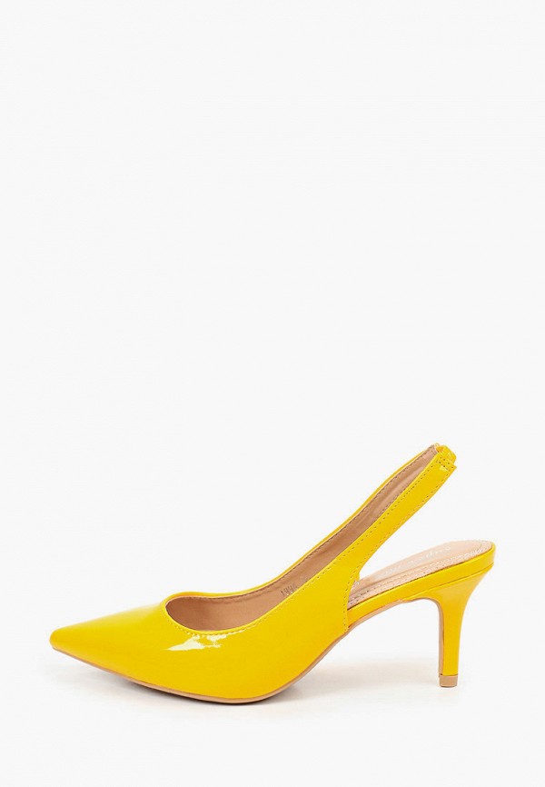 женские туфли super mode, желтые