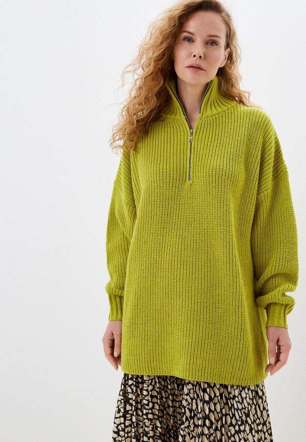 женский свитер imperial, зеленый