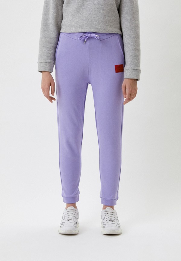 женские спортивные брюки armani exchange, фиолетовые