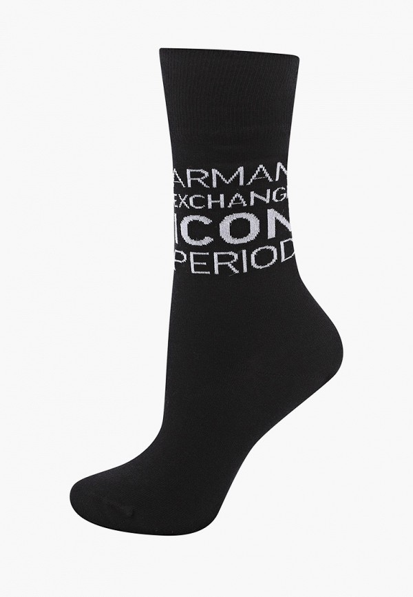 женские носки armani exchange, черные