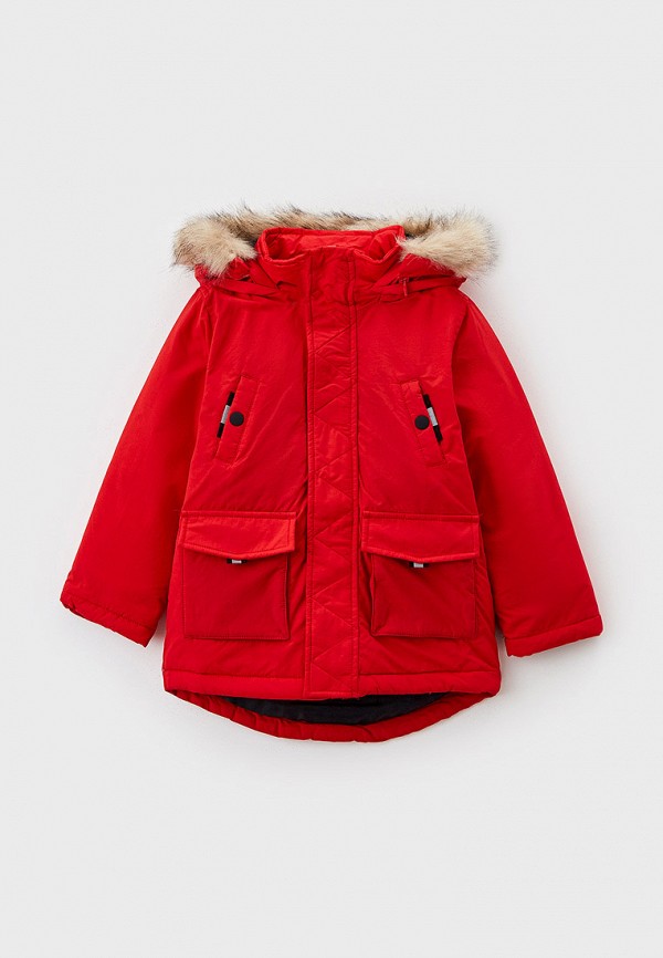 куртка marks & spencer для мальчика, красная