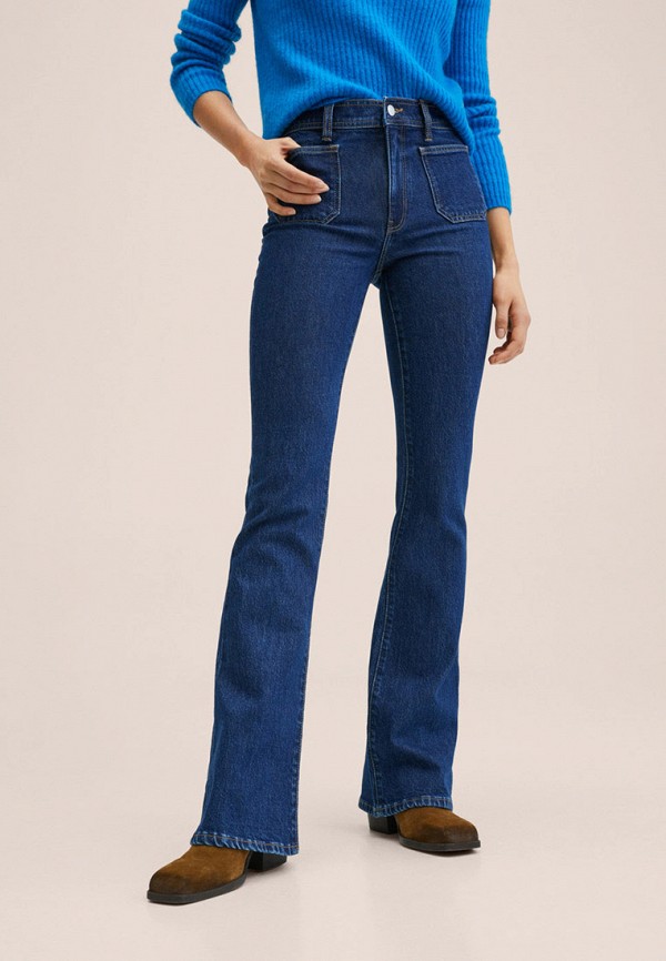 женские джинсы mango, синие