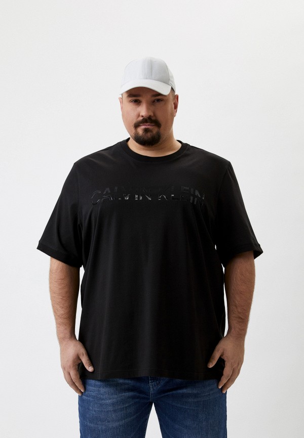 мужская футболка calvin klein, черная