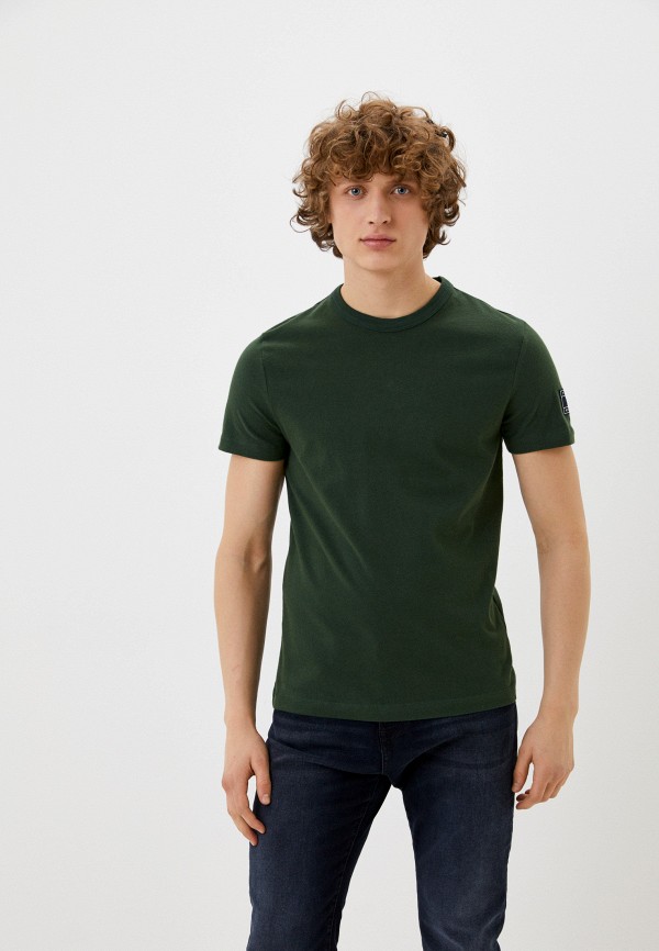 мужская футболка с коротким рукавом tommy hilfiger, зеленая